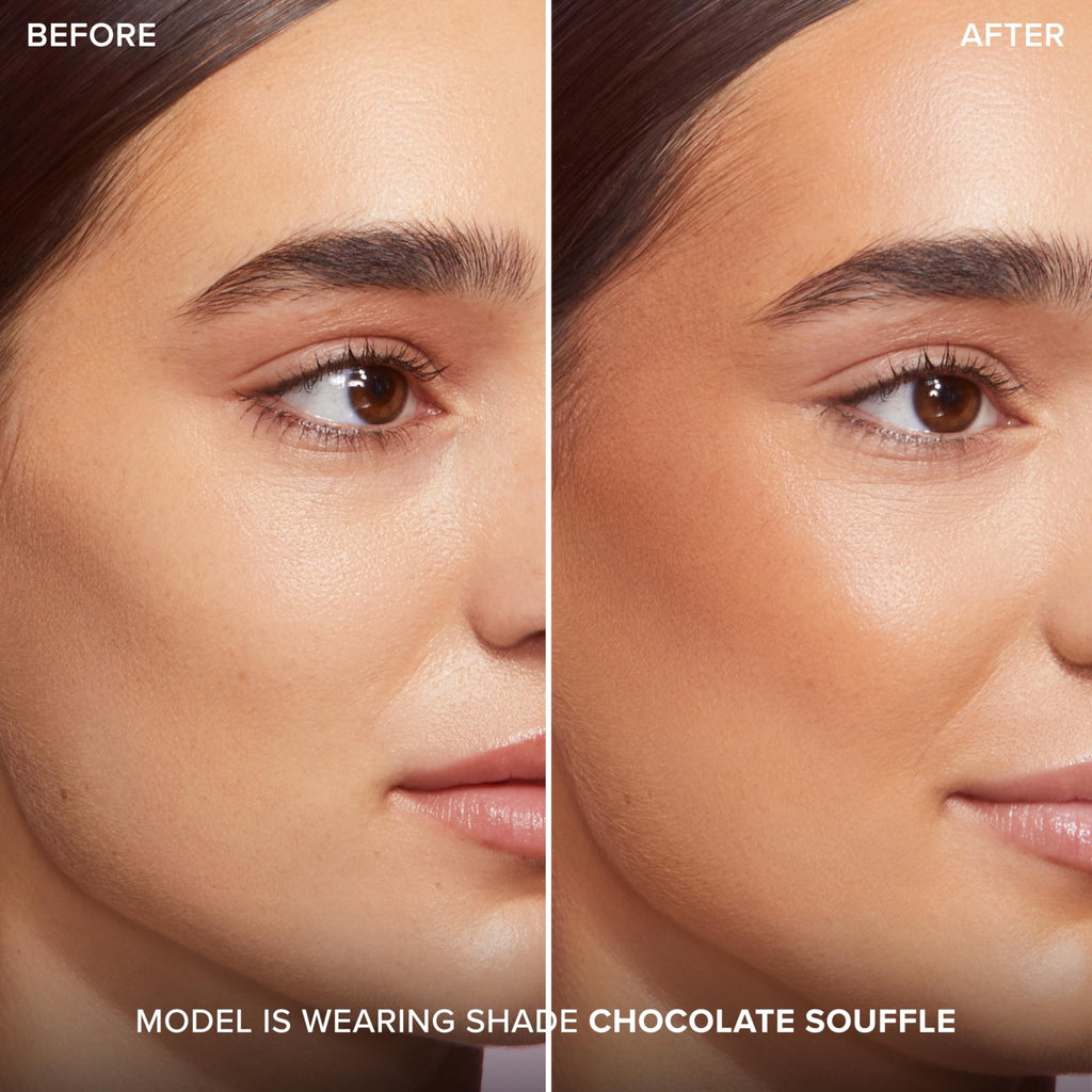 Too Faced Chocolate Soleil Melting Bronzing & Sculpting Stick | Multi-Use, Contour + Cream Bronzer Stick | Lightweight, Satin-Finish with Buildable Coverage, 0.28 Ounce, 0.28 Ounce, Chocolate Souffle - TrustMedUSA