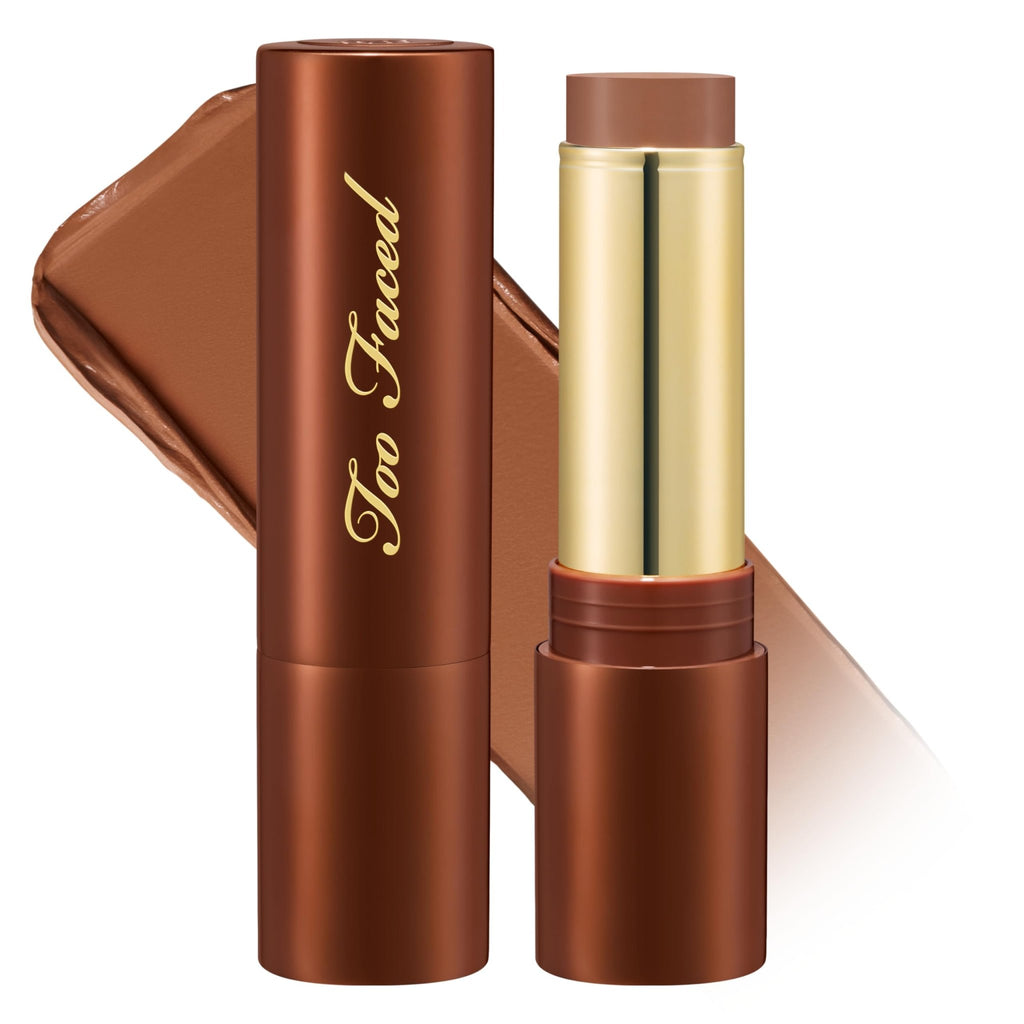 Too Faced Chocolate Soleil Melting Bronzing & Sculpting Stick | Multi-Use, Contour + Cream Bronzer Stick | Lightweight, Satin-Finish with Buildable Coverage, 0.28 Ounce, 0.28 Ounce, Chocolate Souffle - TrustMedUSA