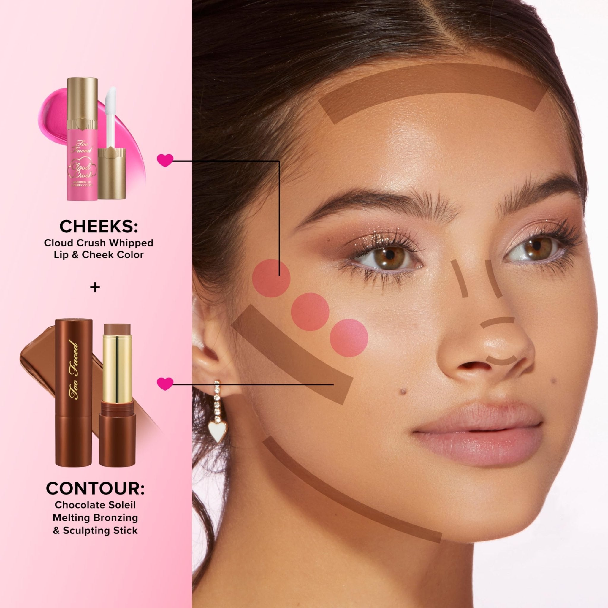 Too Faced Chocolate Soleil Melting Bronzing & Sculpting Stick | Multi-Use, Contour + Cream Bronzer Stick | Lightweight, Satin-Finish with Buildable Coverage, 0.28 Ounce, 0.28 Ounce, Chocolate Souffle - TrustMedUSA