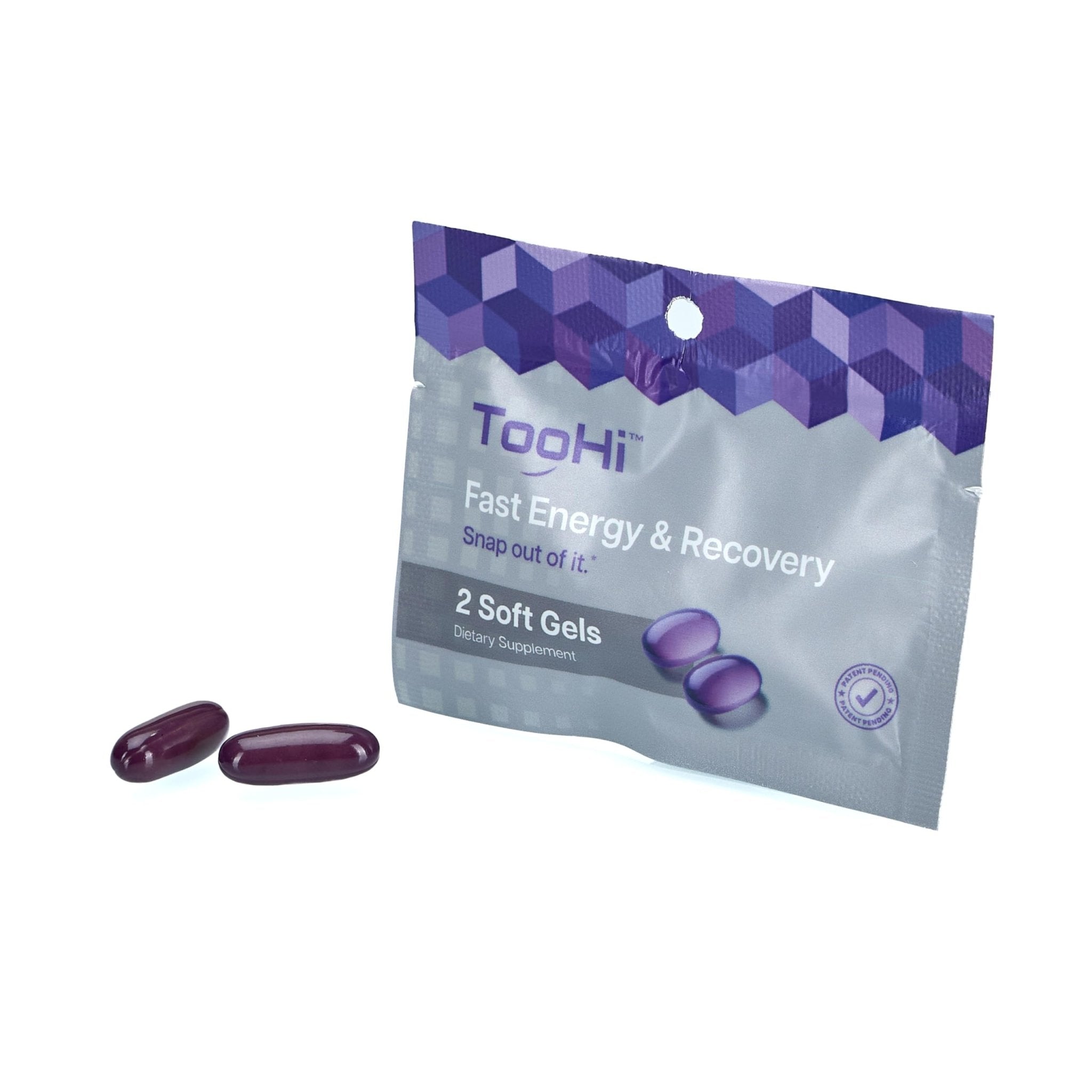 TooHi Reset Softgels - Proprietary Blend with Additional Caffeine (84mg), L-Theanine & Electrolytes | Patent Pending - 10 Doses - TrustMedUSA