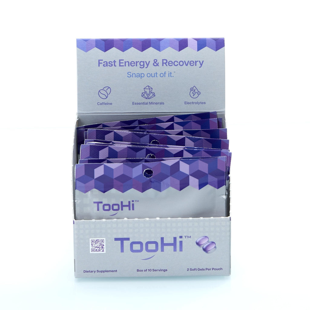 TooHi Reset Softgels - Proprietary Blend with Additional Caffeine (84mg), L-Theanine & Electrolytes | Patent Pending - 10 Doses - TrustMedUSA