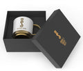 Top Shelf Grind Coffee Mug - The Prosperity Cup (Drink & Grow Rich) - White & Gold - TrustMedUSA