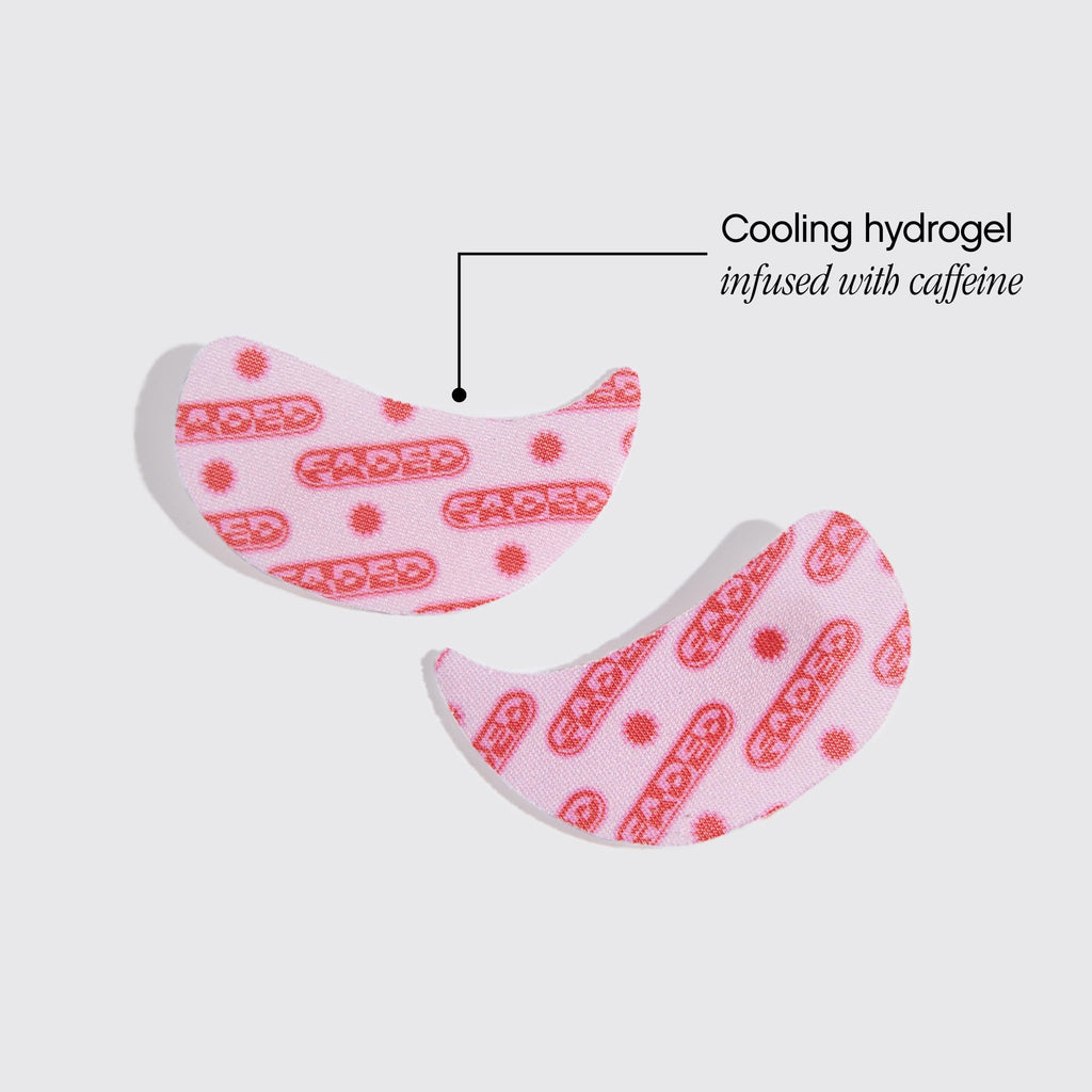 Topicals Faded Brightening Under Eye Masks | Patches to Depuff, Hydrate, Brighten and Cool | Reduce Dark Circles and Fine Lines | Contains Kojic Acid, Caffeine and Niacinamide (Set of 6) - TrustMedUSA