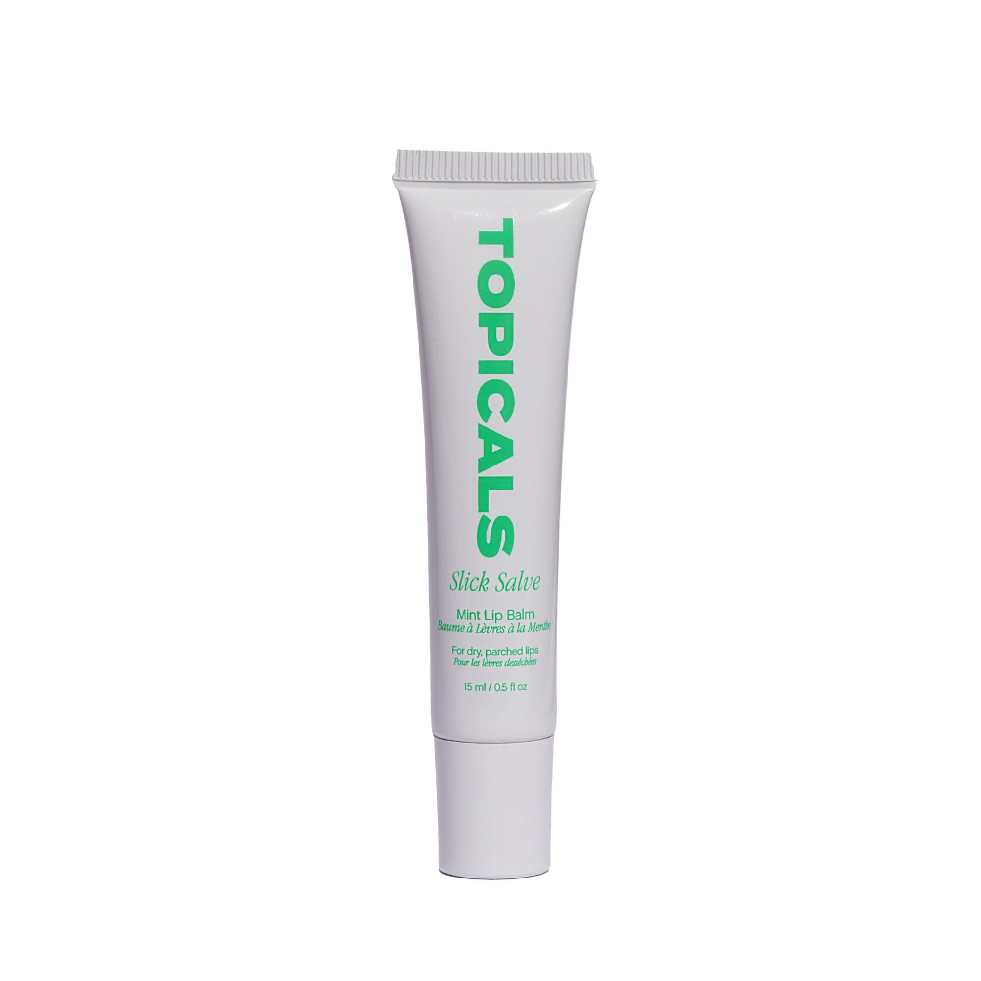 Topicals Slick Salve Mint Glossy Lip Balm | Soothes Discomfort, Strengthens Barrier and Provides Lasting Hydration & Relief | Vegan, Paraben-Free - TrustMedUSA
