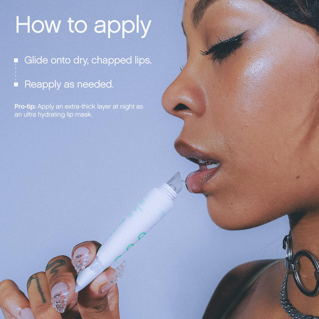 Topicals Slick Salve Mint Glossy Lip Balm | Soothes Discomfort, Strengthens Barrier and Provides Lasting Hydration & Relief | Vegan, Paraben-Free - TrustMedUSA