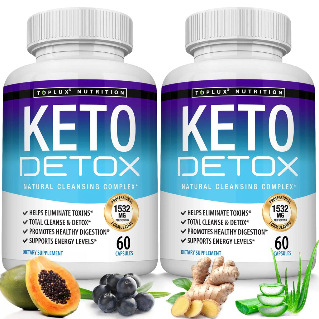 Toplux Keto Detox Pills Advanced Cleansing Extract – 1532 Mg Natural Acai Colon - TrustMedUSA