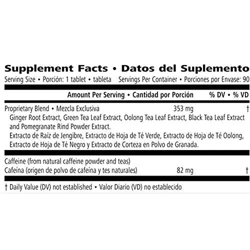 Total Control Original 90 Tablets Stimulates Metabolism with Tea Extracts - TrustMedUSA