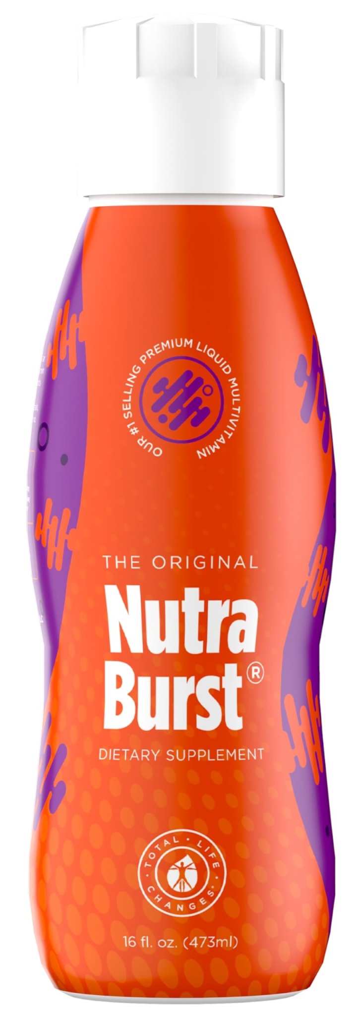 Total Life Changes NutraBurst - Liquid Multivitamin, Daily Nutritional Support, Packed with Essential Vitamins and Minerals, 16 fl. oz - TrustMedUSA
