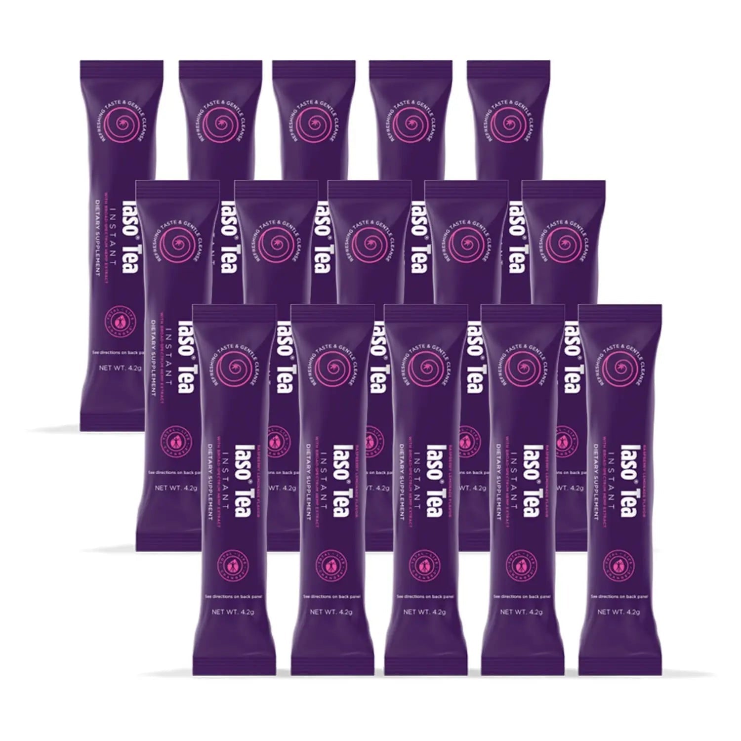 Total Life Changes Raspberry Lemonade Flavor Instant IASO Tea (15 Pack) - TrustMedUSA