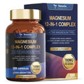 Totaria Magnesium Complex 700mg 12 in 1 Magnesium Supplement with Glycinate Citrate Malate Oxide Taurate Aspartate Orotate Magnesium Relaxation,Muscle,Heart Support, Vegan 120 Capsules - TrustMedUSA