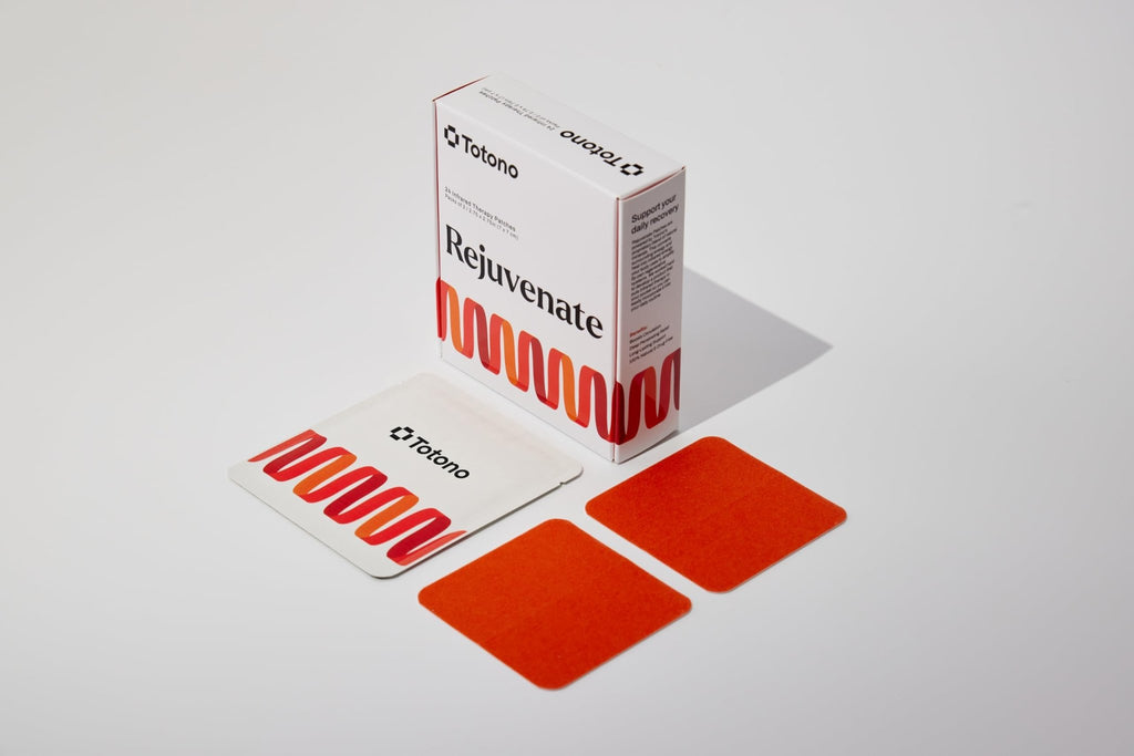 Totono Infrared Therapy Patches – 24 Far‑Infrared Bioceramic Patches (24 Pack) – Drug-Free, Portable, Essential Oil‑Infused for Muscles & Joints - TrustMedUSA