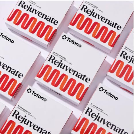 Totono Infrared Therapy Patches – 24 Far‑Infrared Bioceramic Patches (24 Pack) – Drug-Free, Portable, Essential Oil‑Infused for Muscles & Joints - TrustMedUSA