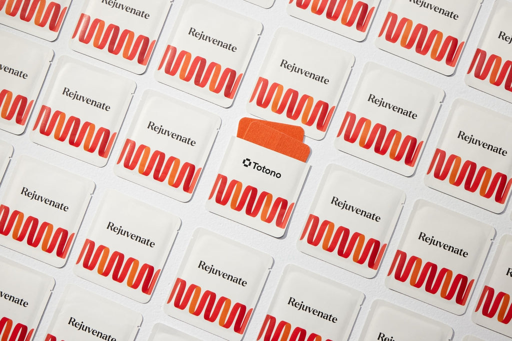 Totono Infrared Therapy Patches – 24 Far‑Infrared Bioceramic Patches (24 Pack) – Drug-Free, Portable, Essential Oil‑Infused for Muscles & Joints - TrustMedUSA