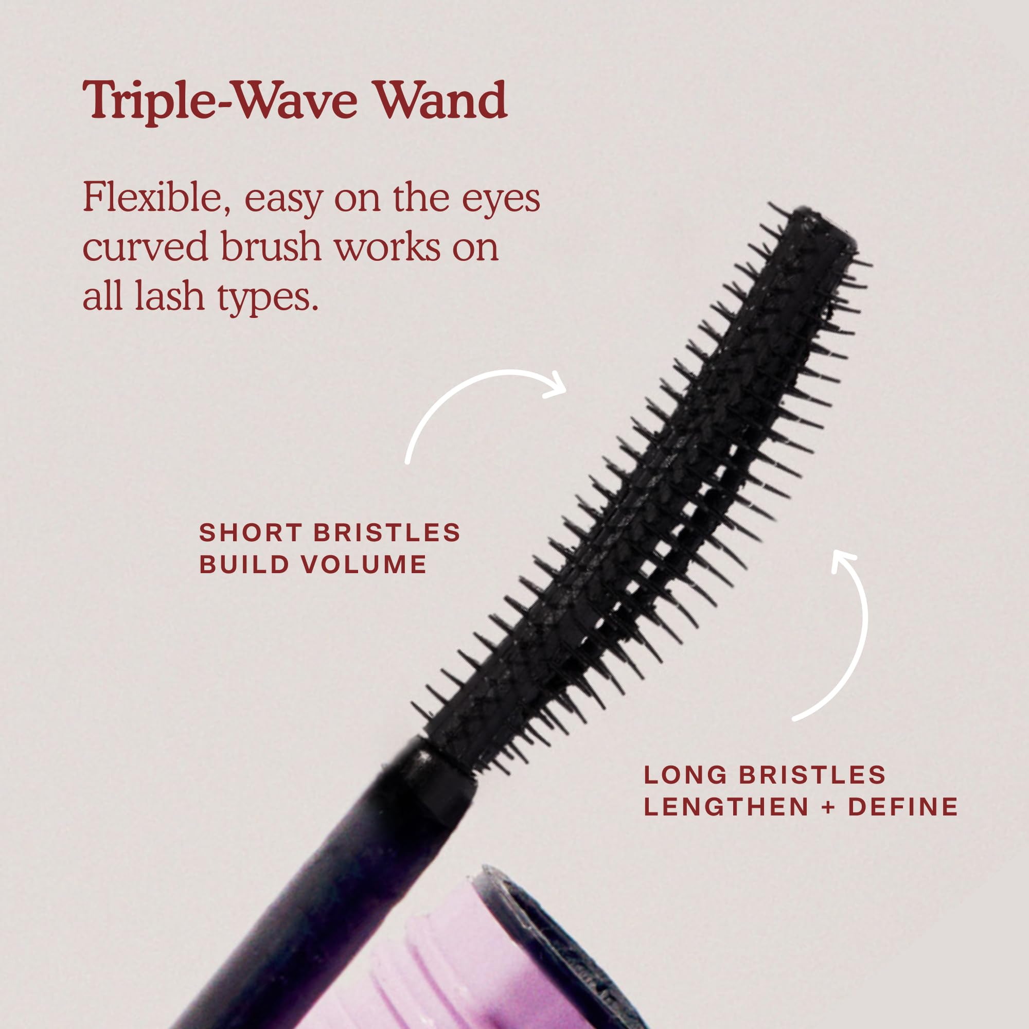 Tower 28 MakeWaves Vegan Black Mascara - Volumizing & Lengthening Mascara for Sensitive Eyes - With Aquaflex Technology for Humidity-Proof Lift - Hypoallergenic Eye Makeup - Jet (0.29 oz) - TrustMedUSA