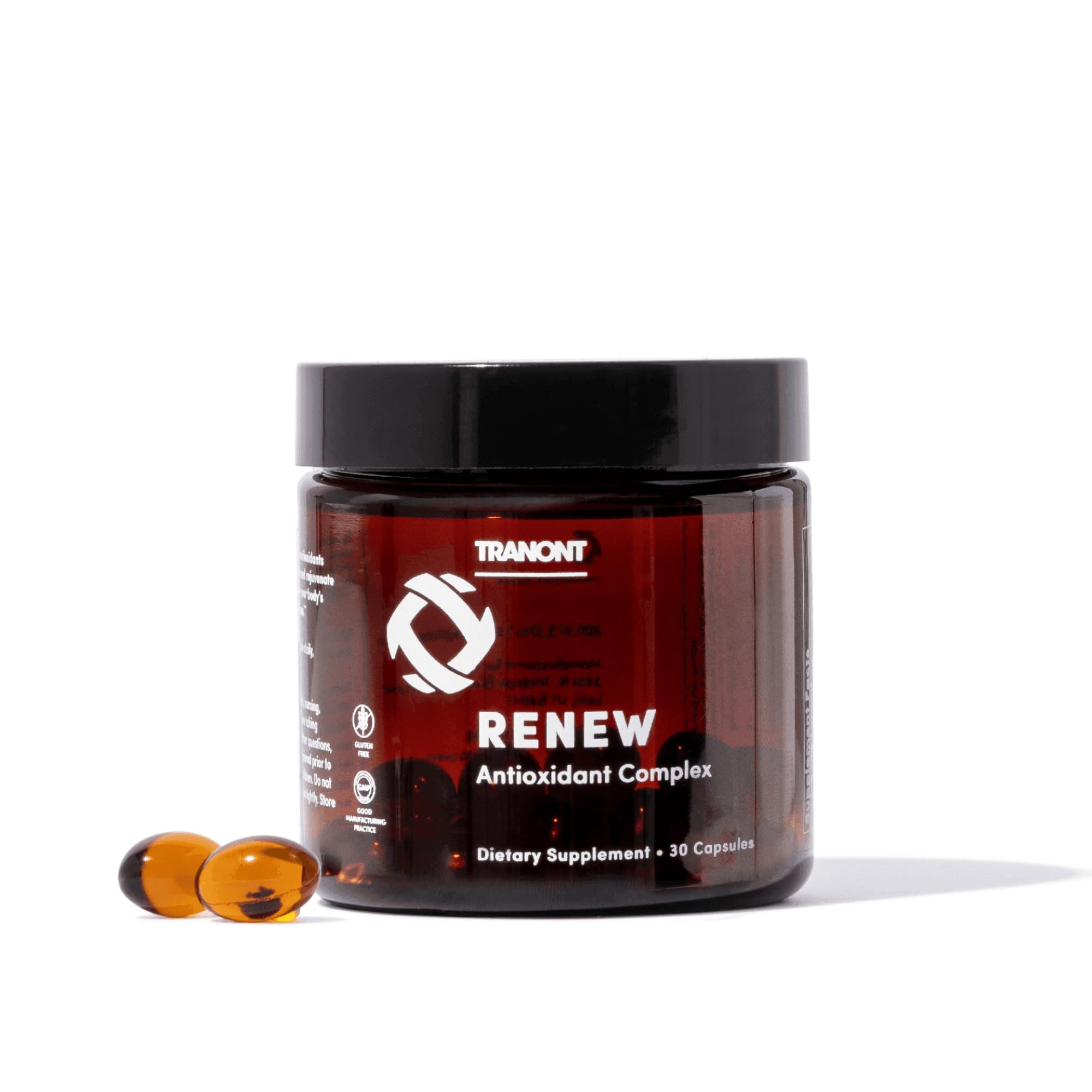 Tranont Renew - Antioxidant Complex for Vitality & Wellness | Vitamin E Tocotrienols & Geranylgeraniol | Supports Healthy Cellular Function, Joint Health, & Youthful Glow - 30 Capsules - TrustMedUSA