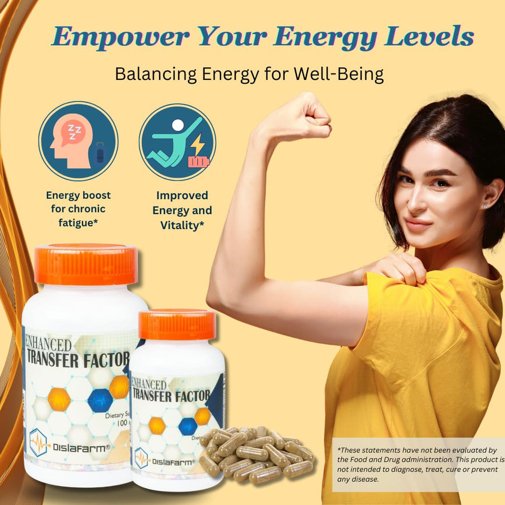 Transfer Factor Enhanced, 100 Natural Capsules, Immune Support - Transfer Factor Multi Immune from Cow Colostrum, Egg Yolk & Special Blend of Mushrooms - TrustMedUSA
