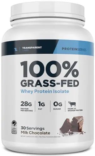 Transparent Labs Grass-Fed Whey Protein Isolate - Naturally Flavored, Gluten Free - TrustMedUSA