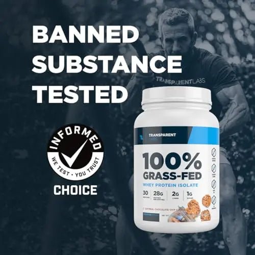 Transparent Labs Grass-Fed Whey Protein Isolate - Naturally Flavored, Gluten Free - TrustMedUSA