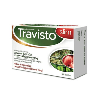 TRAVISTO SLIM Fat Digestion Liver Bloating Burping Fullness Stomach, 30Tab - TrustMedUSA