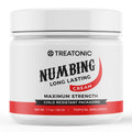 Treatonic Numbing Cream: Extra Strength Numbing Cream for Discomfort, Burning, Itching, & After Sun - Maximum Strength Topical Anesthetic with Menthol & Emu Oil for Toes Feet Hands Legs Arms – 1.7oz - TrustMedUSA