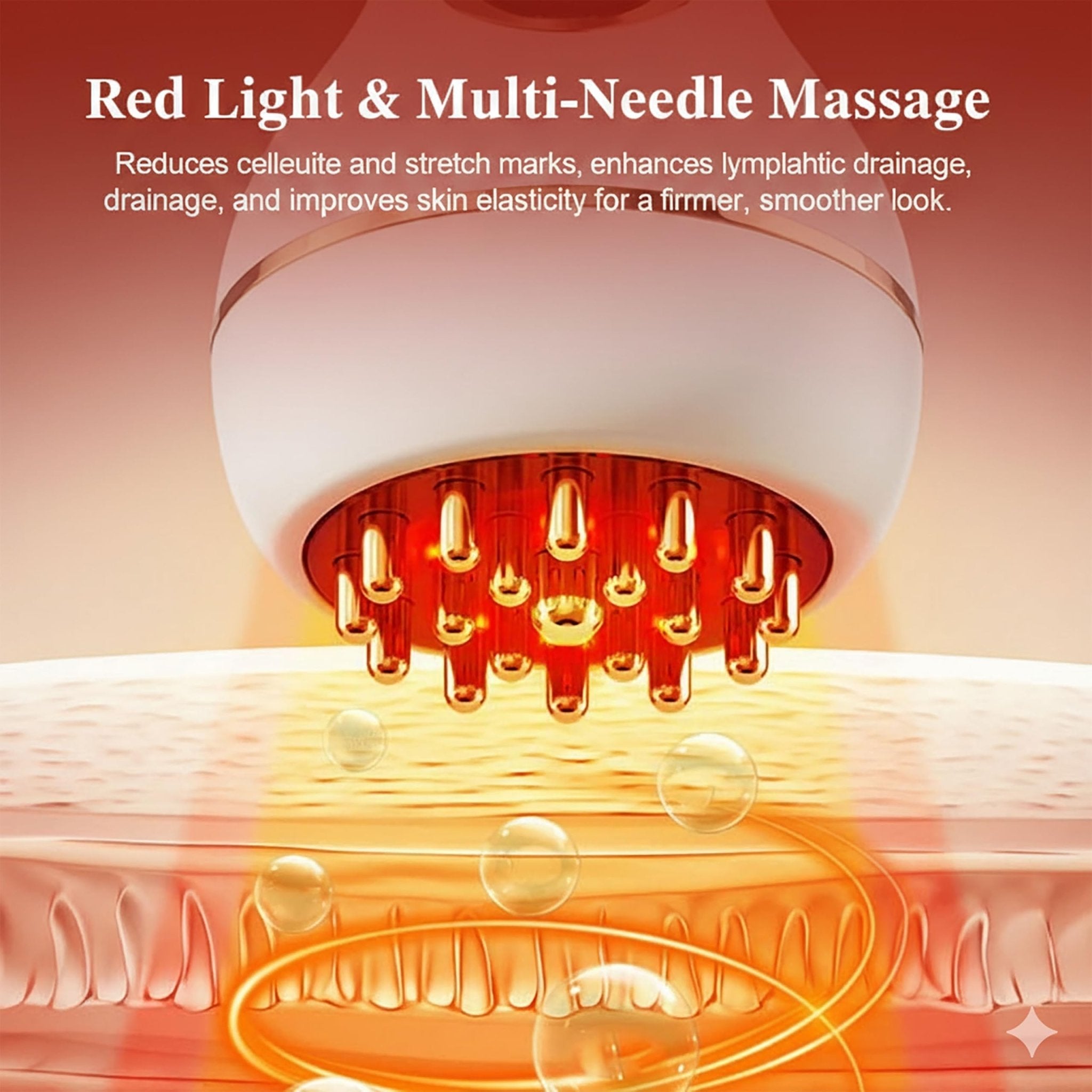 Treayes Lymphatic Drainage Massager & Anti Cellulite Massage Tool – 20-Level Heat, Microcurrent & Vibration, Ergonomic Rechargeable Design for Legs, Arms, Waist & Belly - Maple Wellness Supplements