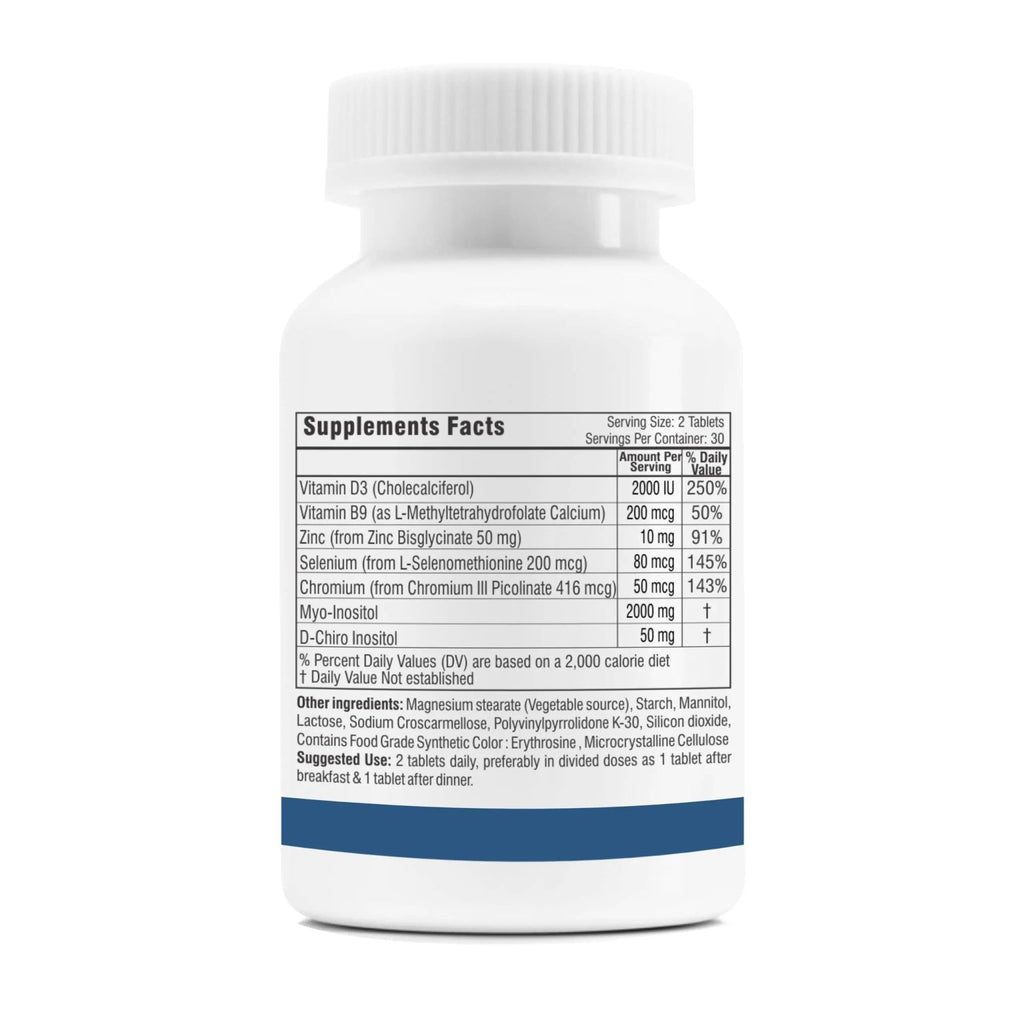 Trexgenics SYNERGISTIC & ADVANCED PCOS Support Myo-Inositol 1000 mg, D-Chiro - TrustMedUSA