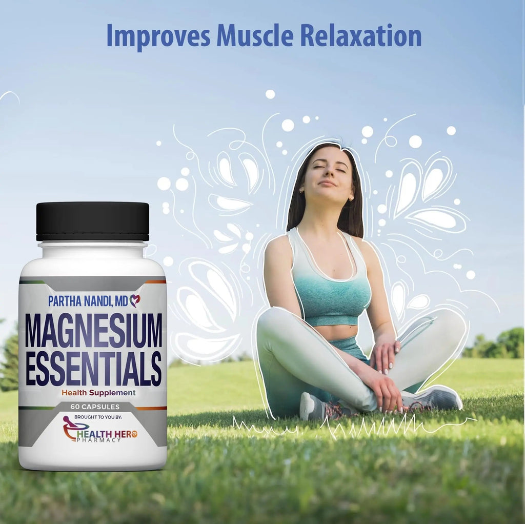 Triple Magnesium Citrate, Malate & Glycinate Complex Supplement – Supports Sleep, Stress, Muscle, Nerve & Heart Health – Advanced High-Absorption Formula – 235mg – 60 Capsules - TrustMedUSA