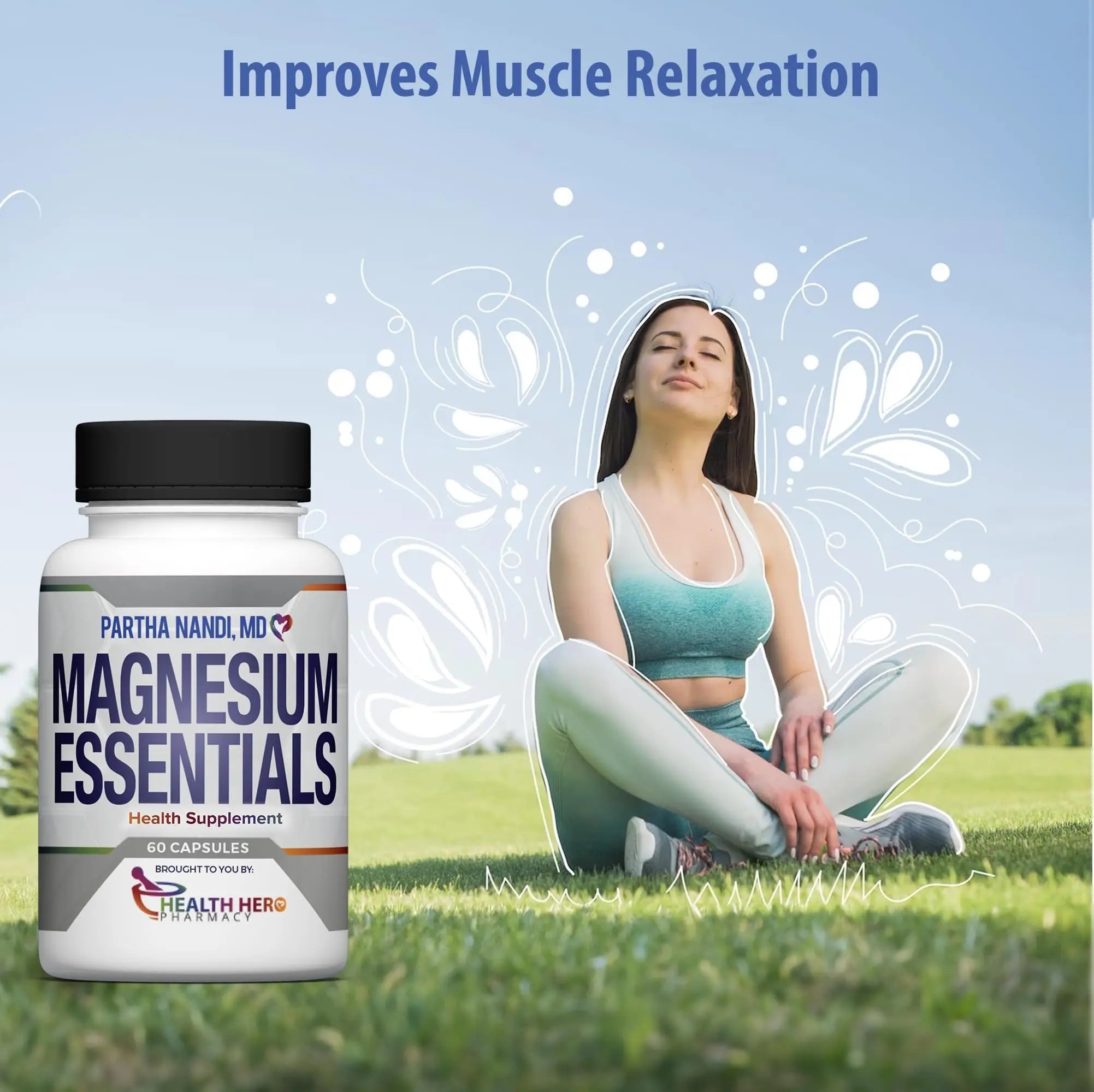 Triple Magnesium Citrate, Malate & Glycinate Complex Supplement – Supports Sleep, Stress, Muscle, Nerve & Heart Health – Advanced High-Absorption Formula – 235mg – 60 Capsules - TrustMedUSA