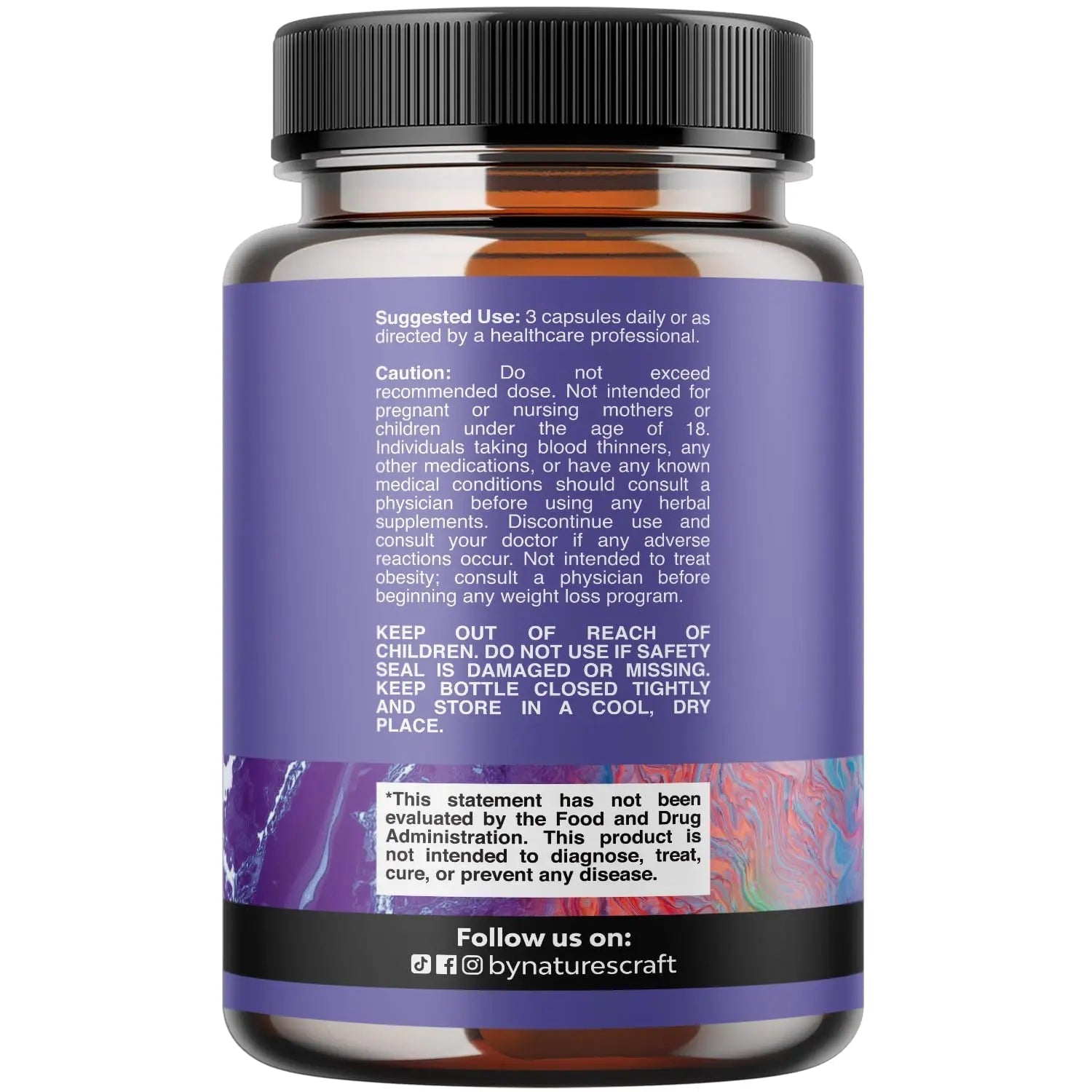 Triple Magnesium Complex Supplement - High Absorption Magnesium Glycinate, Malate & Taurate Blend for Muscles, Energy Support & Heart Health - Triple Mg Complex 400 mg Capsules - 120 Count - TrustMedUSA