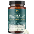 Triple Magnesium Softgels | Citrate, Malate, & Oxide | Highly Absorbable Magnesium Supplement for Digestion, Calm, Leg Cramps, & Sleep Support | 300mg Complex | Easy to Swallow Soft Gels | 60 Count - TrustMedUSA