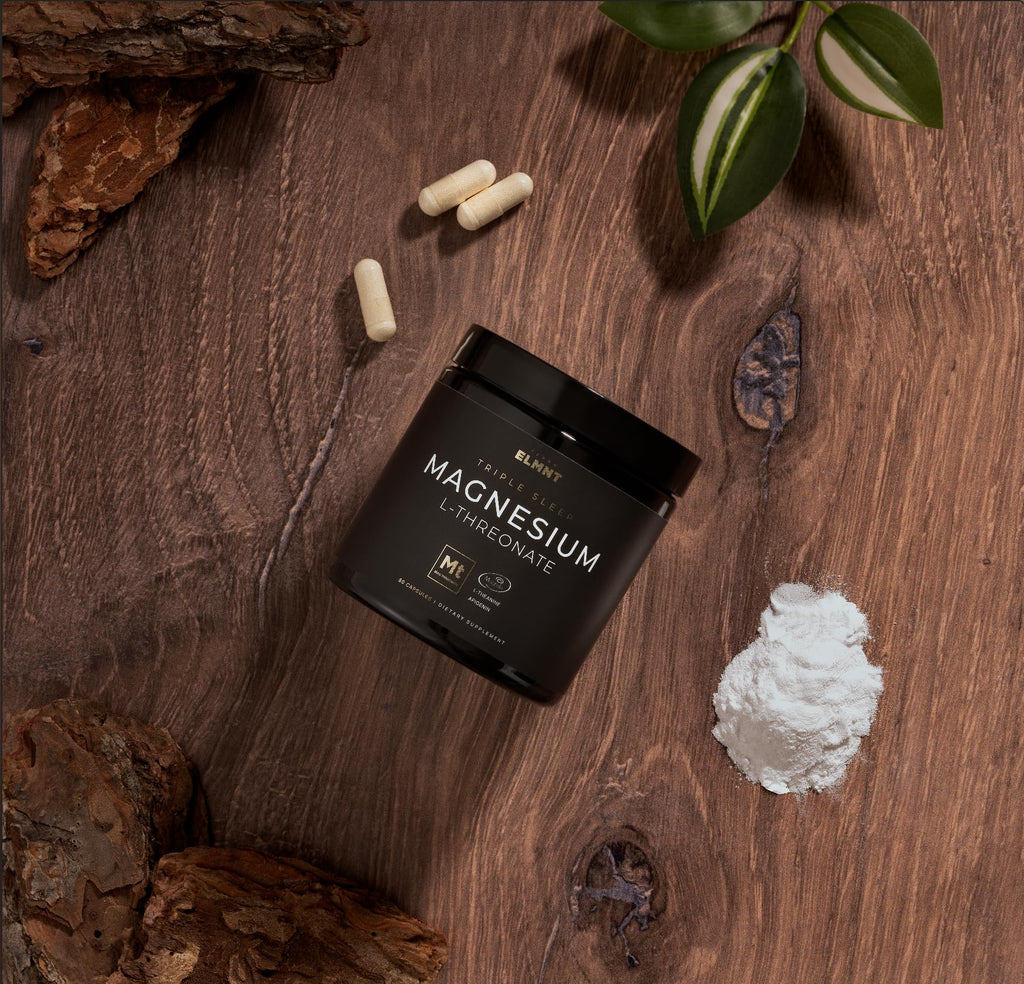 Triple Sleep Magnesium L-Threonate w. Apigenin, Theanine & Magtein Magnesium L Threonate - High Absorption Magnesium Supplement Capsules - TrustMedUSA