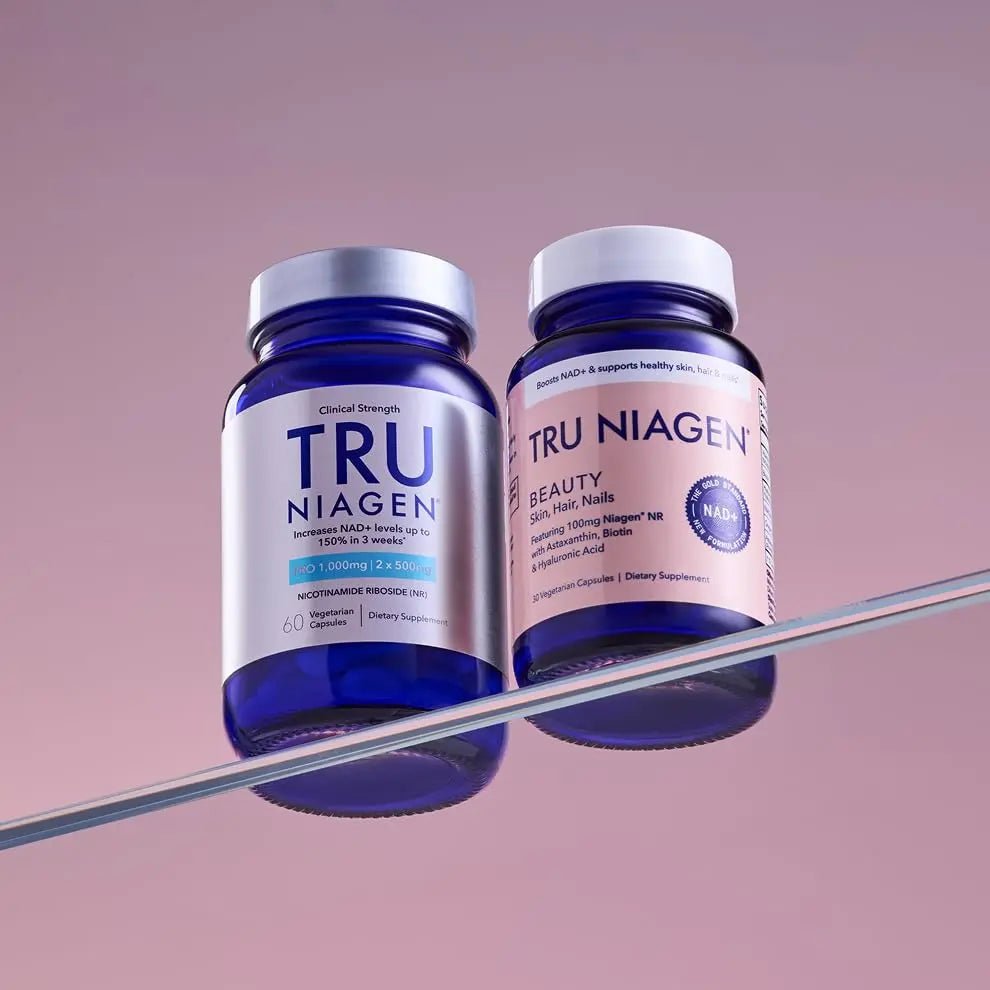 TRU NIAGEN 1,000mg + Beauty Bundle. A Full-Spectrum Bundle for Clinical-Strength Daily NAD+ Support and targeted Beauty Actives for Healthy Skin, Hair, and Nails at The Cellular Level. - TrustMedUSA