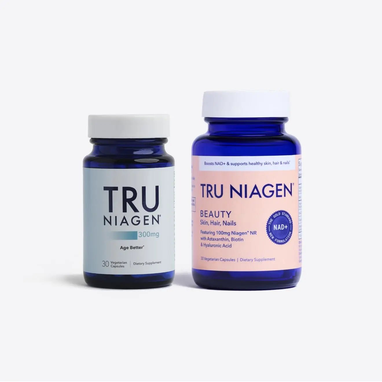 TRU NIAGEN 300mg + Beauty Bundle. A Comprehensive Bundle for Daily NAD+ Support with targeted Beauty Actives for Healthy Skin, Hair, and Nails at The Cellular Level. - TrustMedUSA