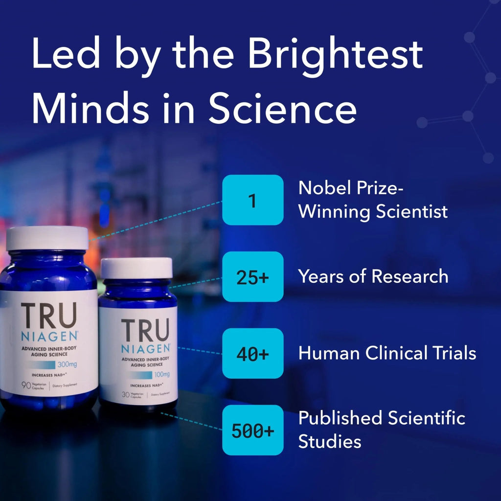 TRU NIAGEN BEAUTY NAD+ for Hair, Skin & Nails | Contains Niagen®, Astaxanthin, Hyaluronic Acid, Biotin | Supports Skin Elasticity & Moisture Retention | Daily Supplements for Men & Women | 30 Servings - TrustMedUSA