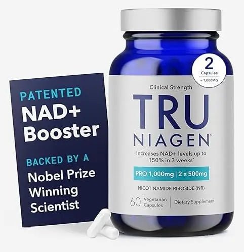 TRU NIAGEN PRO NAD Supplement for Brain Function, Anti Aging, Cell Regeneration | Patented Niagen | Supports Cellular Energy | Nicotinamide Riboside (NR) - TrustMedUSA