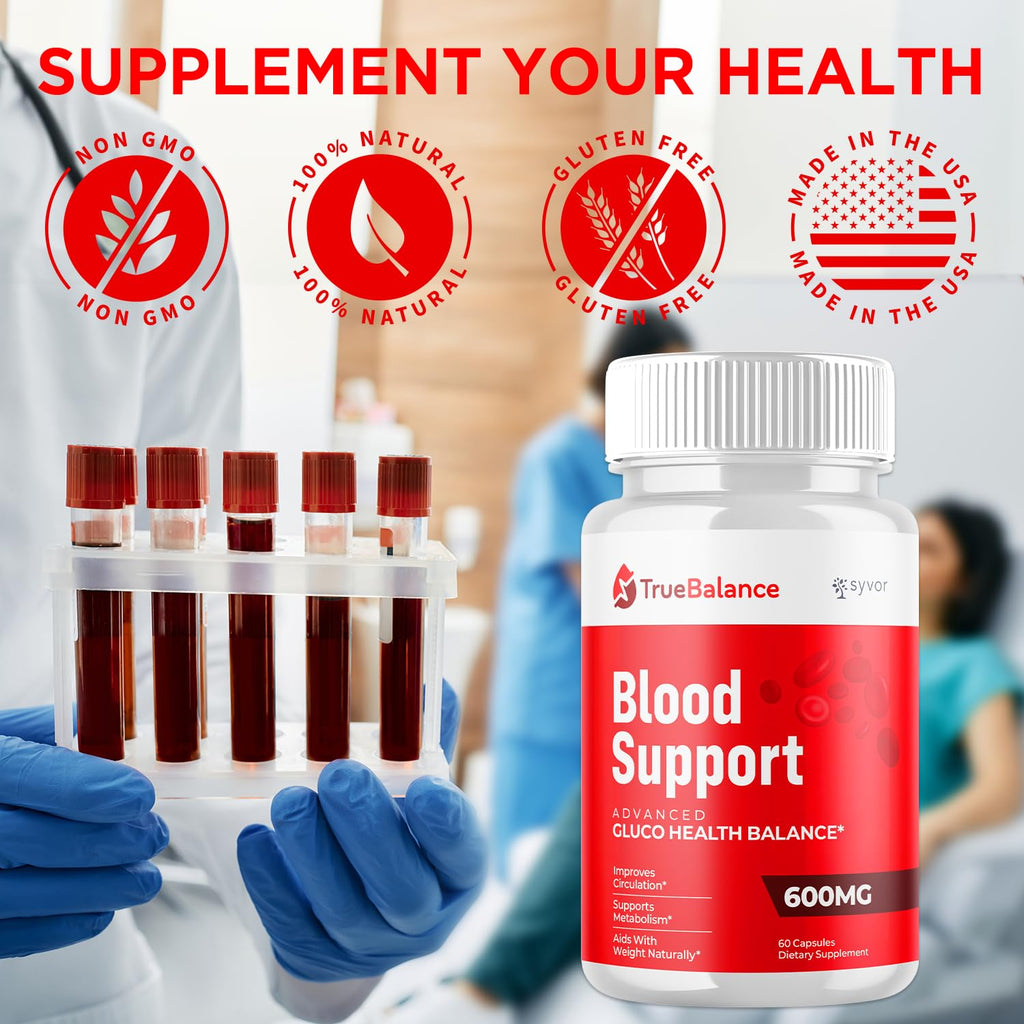 True Balance Capsules, Official TrueBalance Glycogen Support Pills with All Natural Ingredients, Advanced Formula Glyco Support Supplement with Maximum Strength Vitamins for Women & Men (60 Capsules) - TrustMedUSA