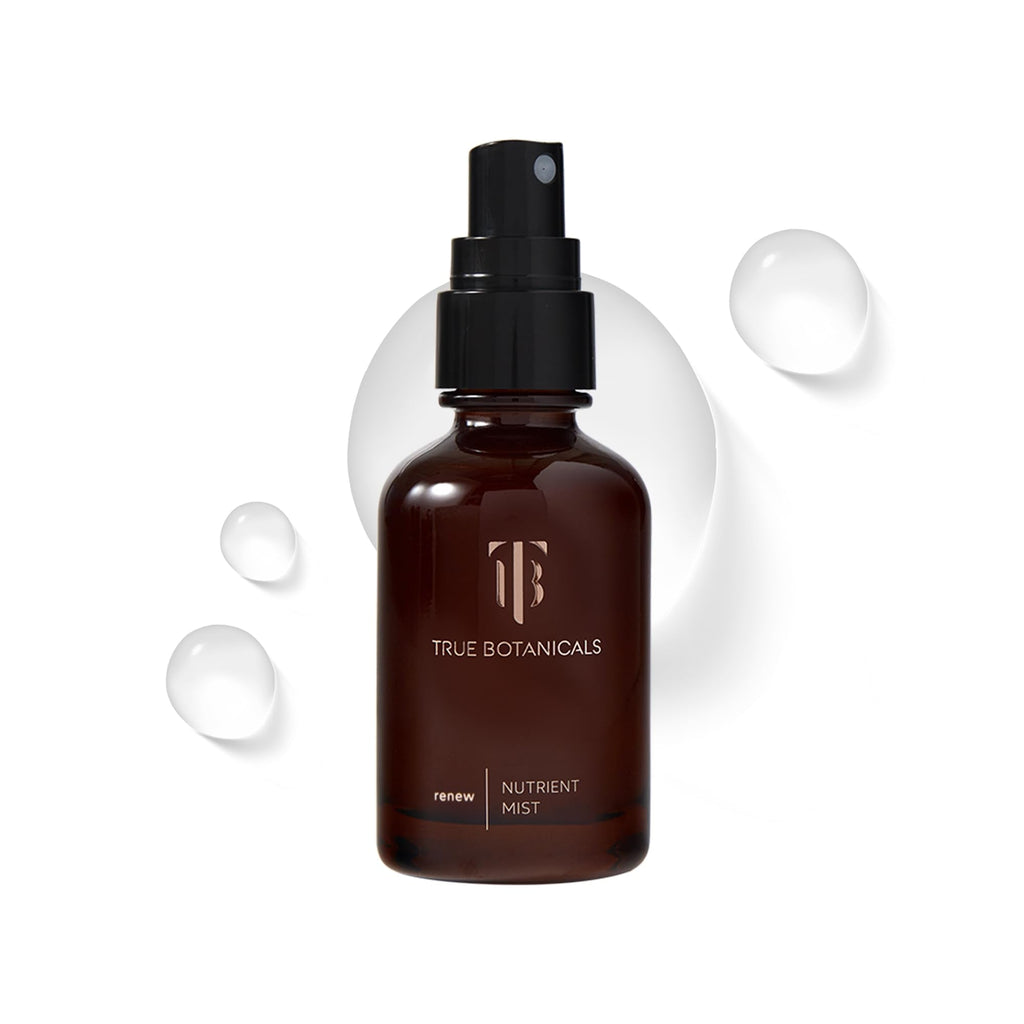 True Botanicals Renew Nutrient Mist | Deeply Hydrates & Refreshes On the Go |Dermatologist Tested, Non-Toxic, Hypoallergenic, Vegan, MADESAFE Certfied | (1.7 oz | 50 ml) - Maple Wellness Supplements