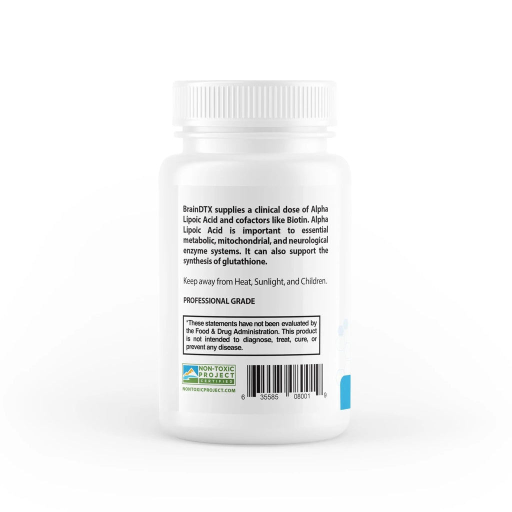 True Cellular Formulas BrainDTX - Supports Cognitive Function, Focus & Mental Clarity - Promotes Clear Thinking & Memory - with Alpha Lipoic Acid & Biotin - Antioxidant Support - 60 Capsules - TrustMedUSA