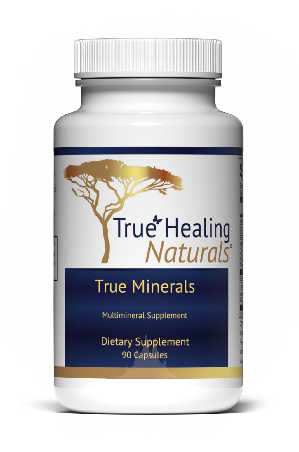 True Healing Naturals - True Minerals Supplement, Promotes Gut & Heart Health, 90 Vegetarian Capsules - TrustMedUSA