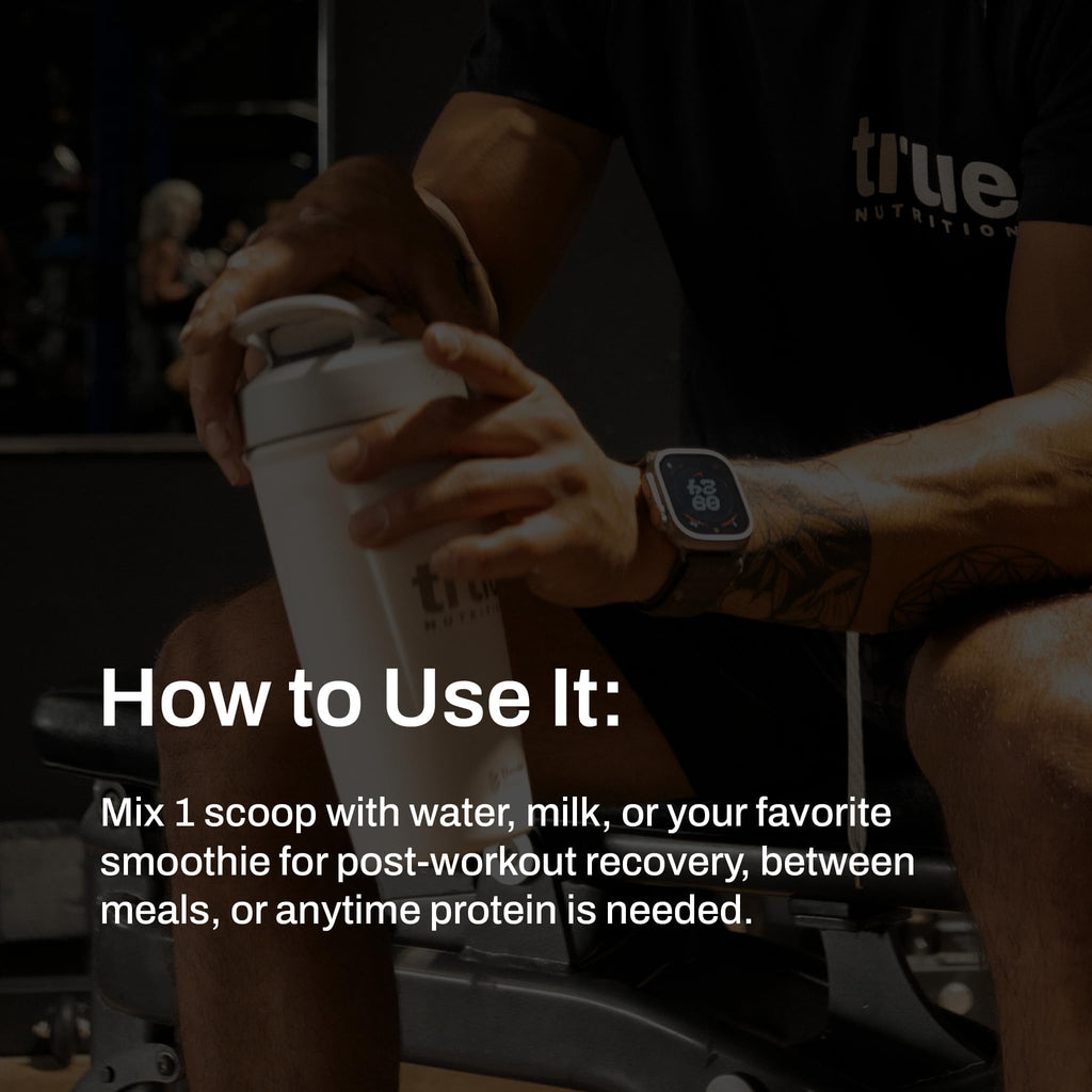 True Nutrition Whey Protein Concentrate Powder - 24g Complete Whey Protein per Serving - High Leucine, Full Amino Acid Profile - Gluten Free, Soy Free, Vegetarian - Chocolate Fudge Brownie - 2lb - Maple Wellness Supplements