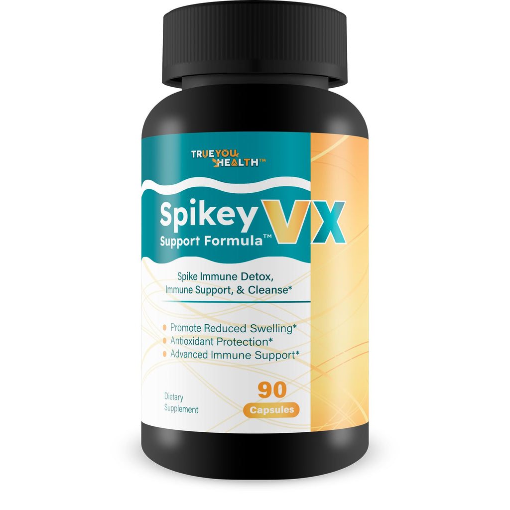 True You Health Spikey VX Support Formula - Our Best Spike Support Formula for Immune System Detox - Daily Zinc Immunity Capsules Vitamin C Immune Boost - Feel The Wellness Spike Detox The Wellness - TrustMedUSA