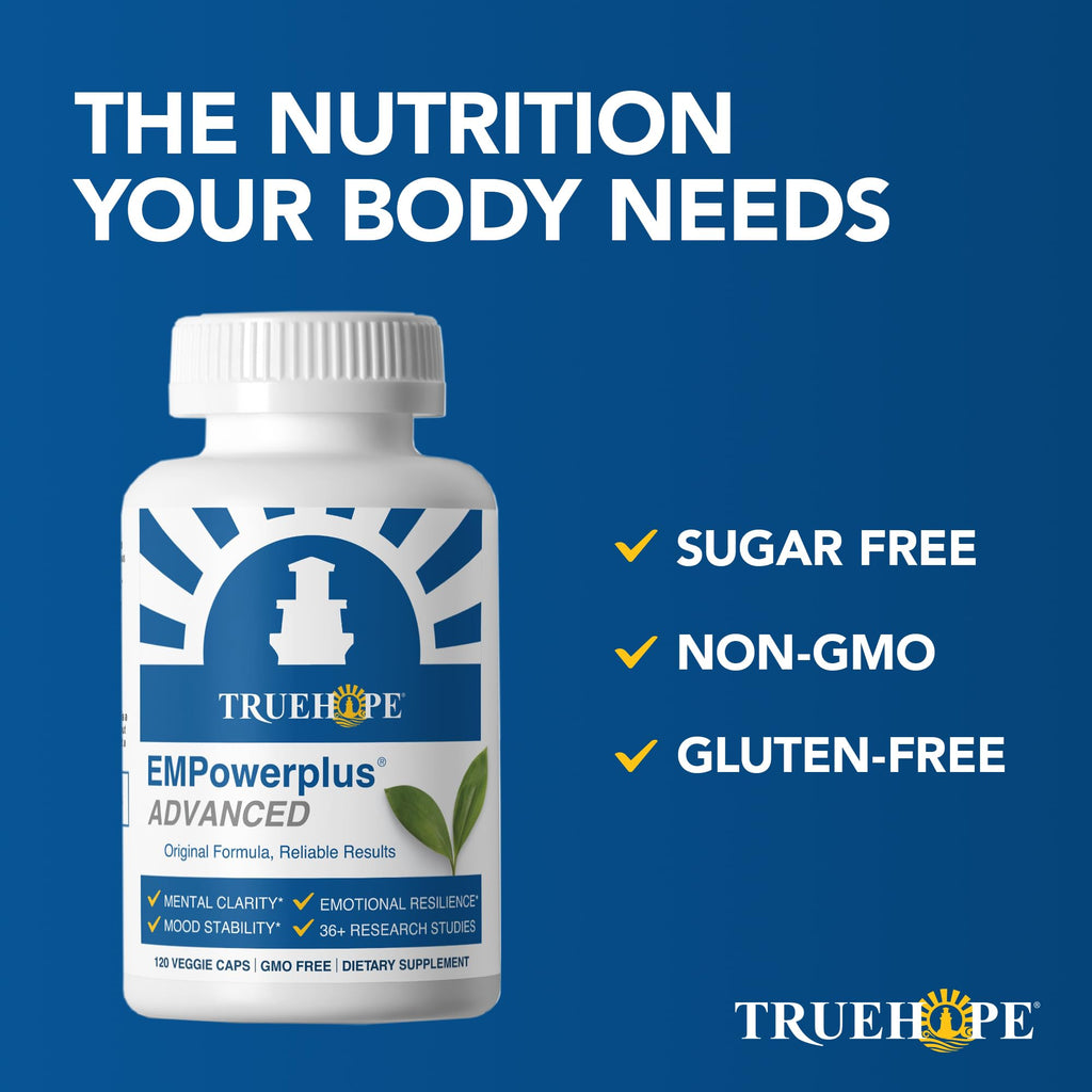 Truehope EMPowerplus Advanced Multivitamin for Women & Men - Broad-Spectrum Multivitamins & Chelated Minerals | 1000% Better Absorption | 37 Research Studies & 28 Years of Success | 30 Day Supply - TrustMedUSA