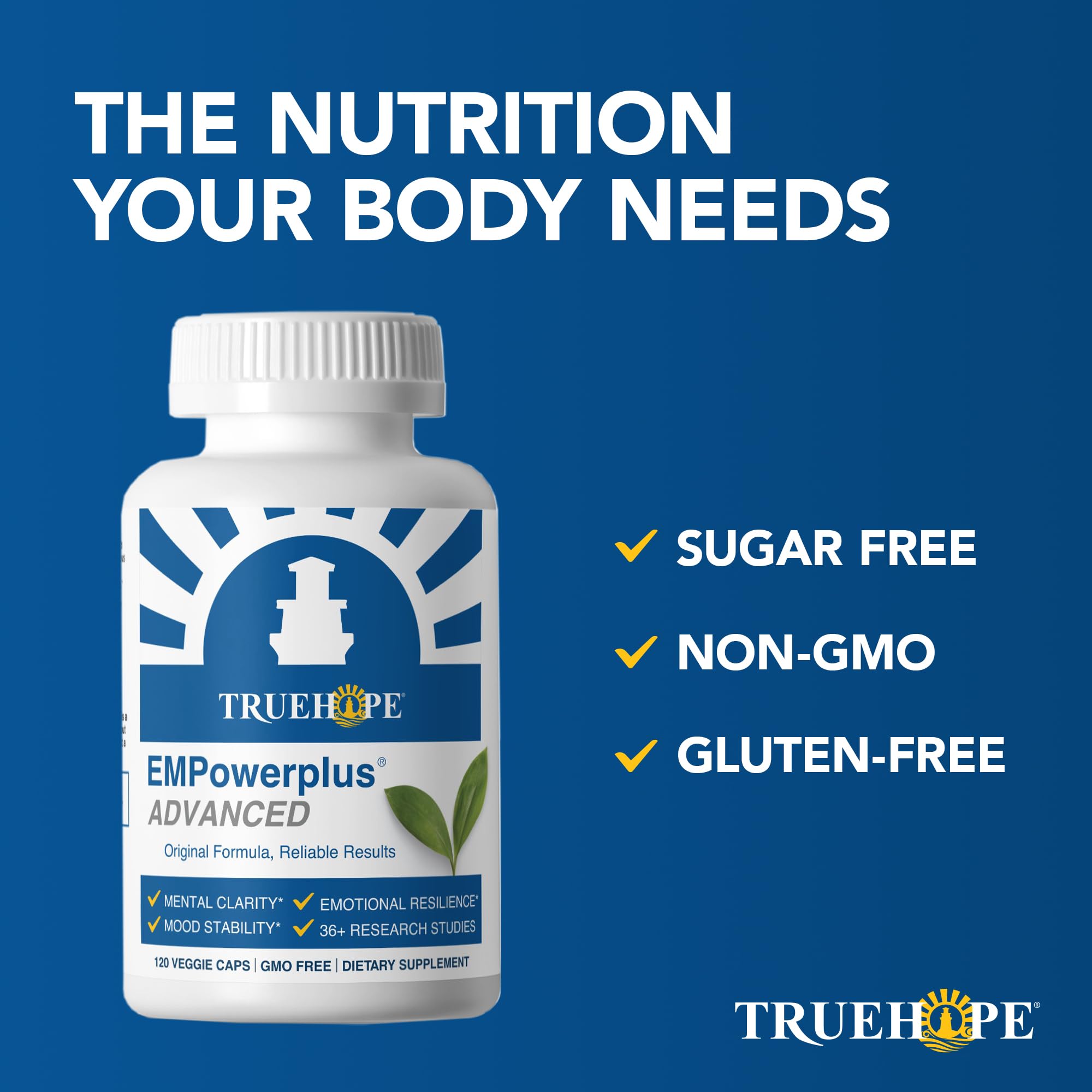 Truehope EMPowerplus Advanced Multivitamin for Women & Men - Broad-Spectrum Multivitamins & Chelated Minerals | 1000% Better Absorption - TrustMedUSA