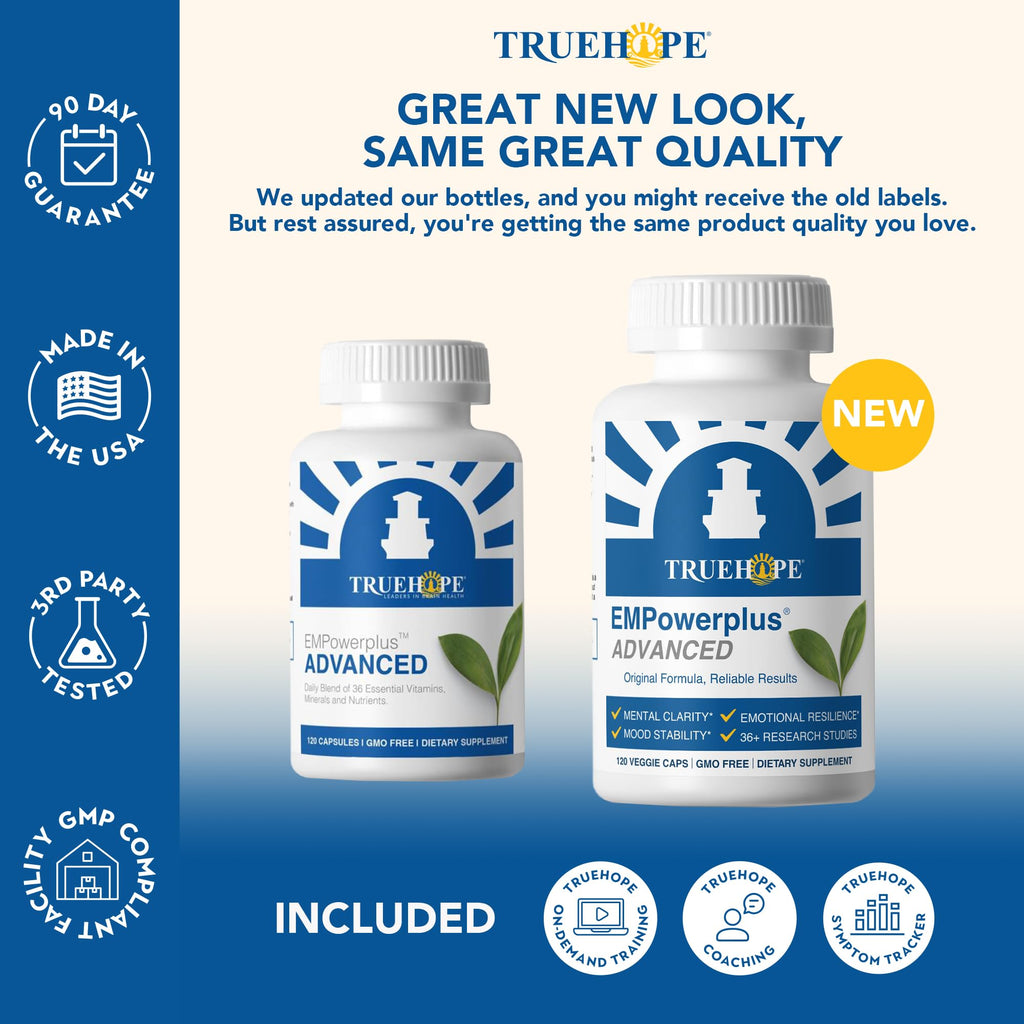 Truehope EMPowerplus Advanced Multivitamin for Women & Men - Broad-Spectrum Multivitamins & Chelated Minerals | 1000% Better Absorption - TrustMedUSA