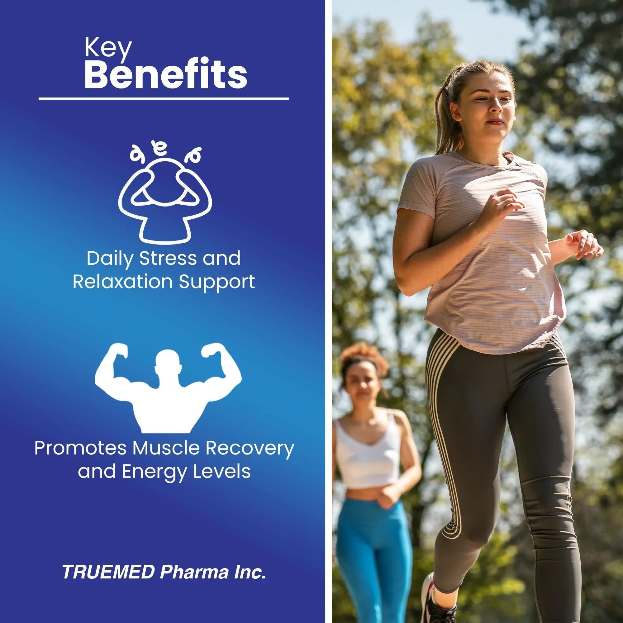 Truemed Triple Magnesium Complex Supplement 235mg with Magnesium Citrate, Malate & Lysinate Chelate | Magnesium Supplement for Sleep, Muscle Relaxation, Energy & Nerve Support | 60 Capsules, USA Made - TrustMedUSA