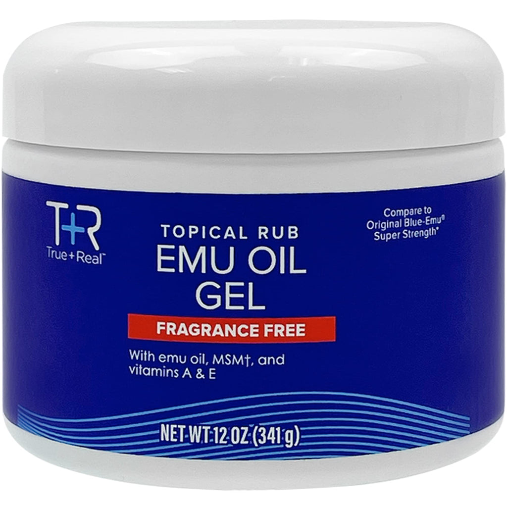 True+Real Emu Oil Gel, 12 oz - TrustMedUSA