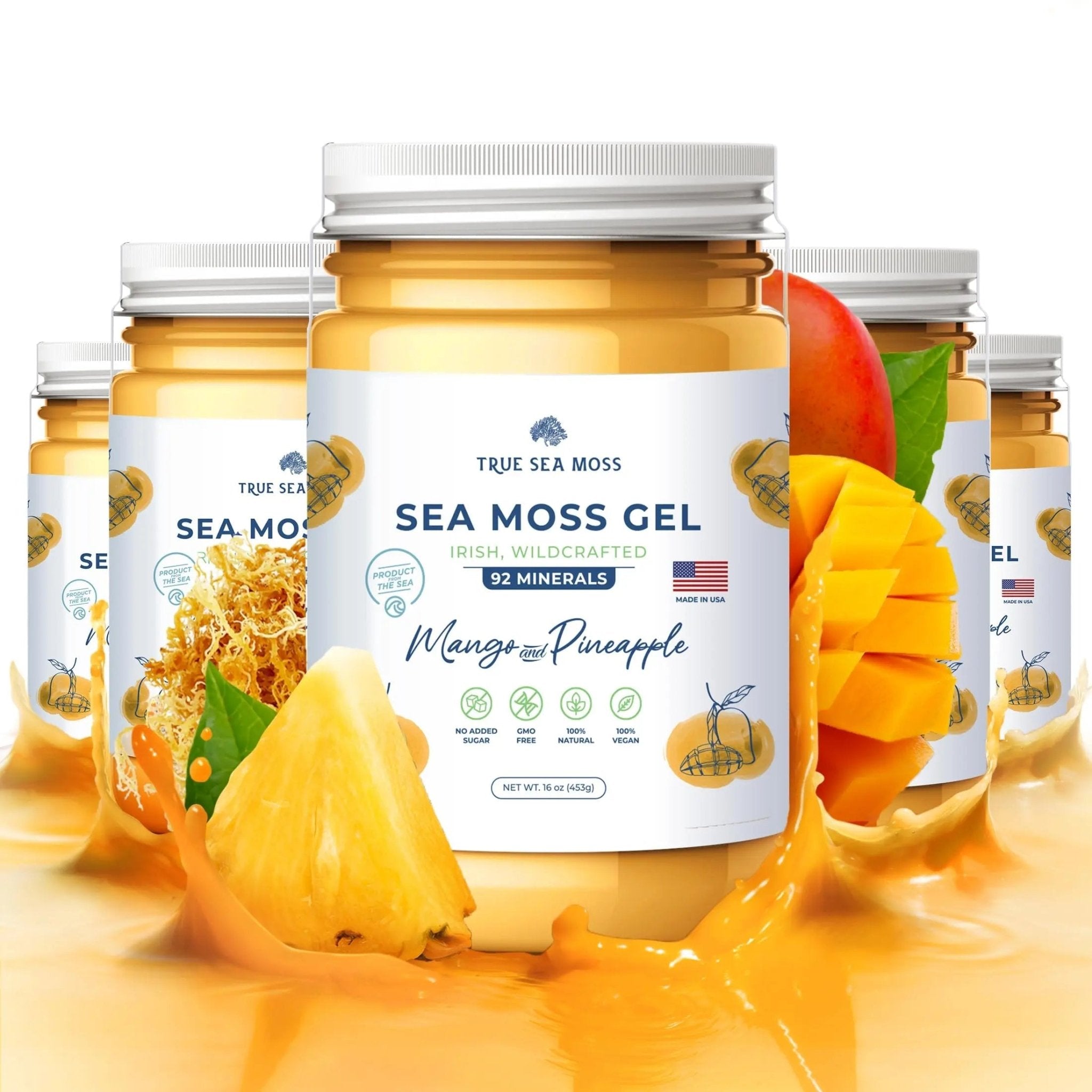 TrueSeaMoss Wildcrafted Irish Sea Moss Gel – Nutritious Organic Raw Seamoss Rich - TrustMedUSA
