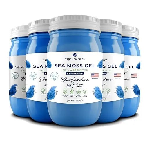 TrueSeaMoss Wildcrafted Irish Sea Moss Gel – Nutritious Raw Seamoss Rich in Minerals - TrustMedUSA