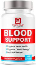 Trusted Relief Blood Support Capsules - Official TrustedRelief Blood Support Vitamin Pills, Natural Trusted Relief Advanced Premium Formula Wellness & Overal Health, 60 Capsules for 1 Month - TrustMedUSA