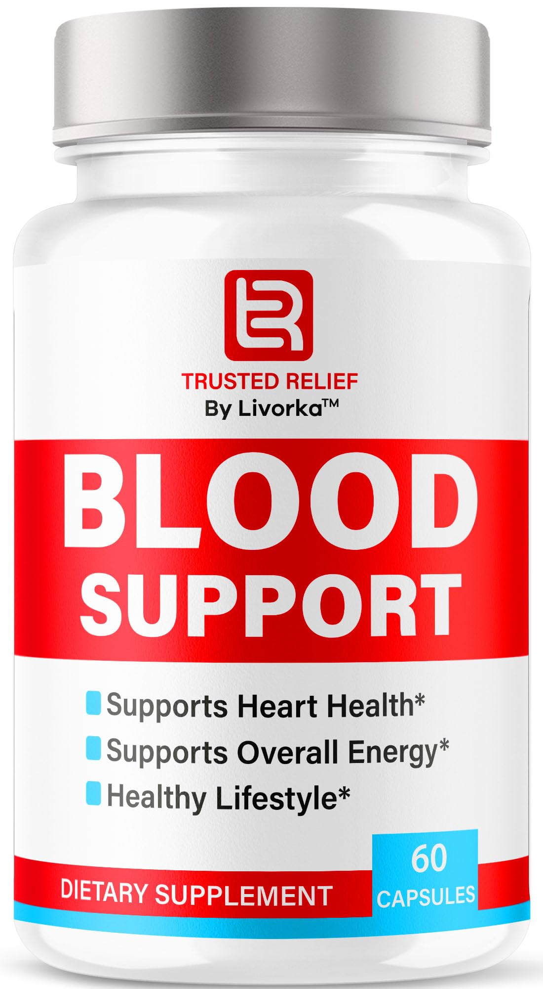 Trusted Relief Blood Support Capsules - Official TrustedRelief Blood Support Vitamin Pills, Natural Trusted Relief Advanced Premium Formula Wellness & Overal Health, 60 Capsules for 1 Month - TrustMedUSA